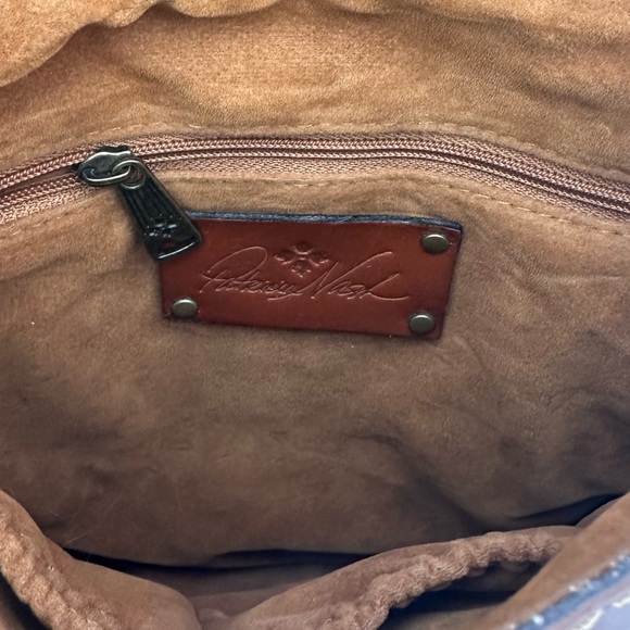 Patricia Nash Leather Signature Map Granada Crossbody Bag - Picture 4 of 5